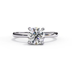 Aura 1.23 Carat Round Brilliant Cut Solitaire Diamond Ring