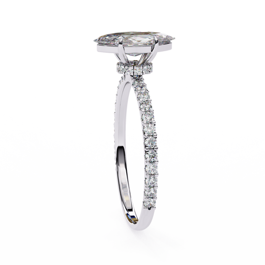 Solitairekart 1.12 Carat Marquise Cut Natural Diamond Ring – H Color, VS1 Clarity