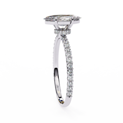 Solitairekart 1.12 Carat Marquise Cut Natural Diamond Ring – H Color, VS1 Clarity
