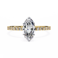 Solitairekart 1.12 Carat Marquise Cut Natural Diamond Ring – H Color, VS1 Clarity