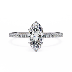 Solitairekart 1.12 Carat Marquise Cut Natural Diamond Ring – H Color, VS1 Clarity
