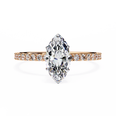 Solitairekart 1.12 Carat Marquise Cut Natural Diamond Ring – H Color, VS1 Clarity