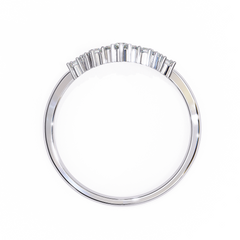Regal Celestial-Inspired Crown Ring 0.25 Carat