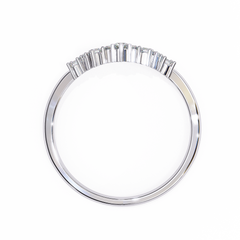 Regal Celestial-Inspired Crown Ring 0.25 Carat