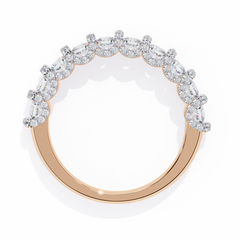 0.93 Carat Round Lab-Grown Diamond Ring
