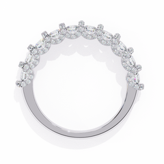 0.93 Carat Round Lab-Grown Diamond Ring