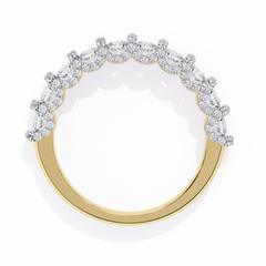 0.93 Carat Round Lab-Grown Diamond Ring