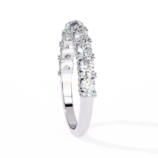 0.93 Carat Round Lab-Grown Diamond Ring