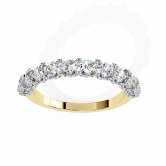 0.93 Carat Round Lab-Grown Diamond Ring