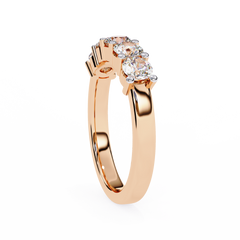 1.03 Carat Classic Five-Stone Diamond Ring
