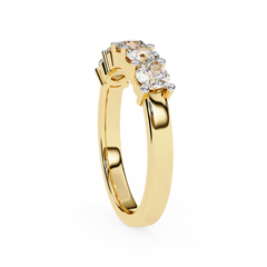 1.03 Carat Classic Five-Stone Diamond Ring