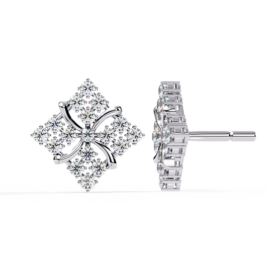 0.77 Carat Starry Multiwear Diamond Jacket Earrings