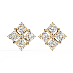 0.77 Carat Starry Multiwear Diamond Jacket Earrings