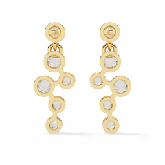 0.39 Carat Celestia Cascading Round Lab-Grown Diamond Drop Earrings