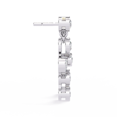 0.39 Carat Celestia Cascading Round Lab-Grown Diamond Drop Earrings