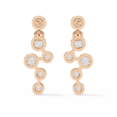 0.39 Carat Celestia Cascading Round Lab-Grown Diamond Drop Earrings