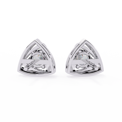 0.64 Carat Solitairekart Golden Trillium Natural Diamond Stud Earrings – HI Color, VS-SI Clarity