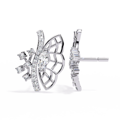 Lettie Diamond Stud Earrings