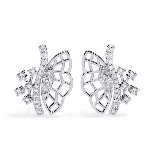 Lettie Diamond Stud Earrings