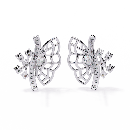 Lettie Diamond Stud Earrings