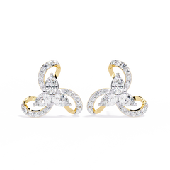 Orchid Gleam Diamond Earrings