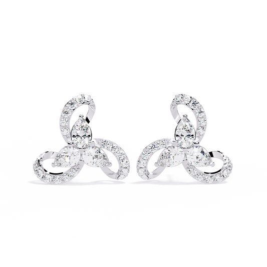Orchid Gleam Diamond Earrings