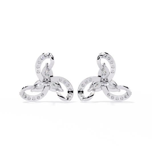 Orchid Gleam Diamond Earrings