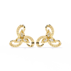 Orchid Gleam Diamond Earrings