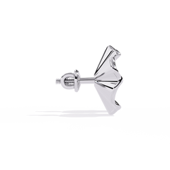 0.06 Carat Solitairekart Golden Bloom Natural Diamond Earrings – H Color, VS-SI Clarity