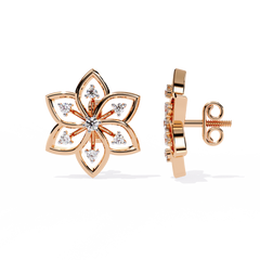 6.51 Grams 18K Hallmarked Gold Jewelry with Genuine Diamonds (Stamped 750)