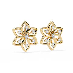 6.51 Grams 18K Hallmarked Gold Jewelry with Genuine Diamonds (Stamped 750)