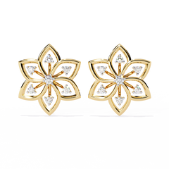 6.51 Grams 18K Hallmarked Gold Jewelry with Genuine Diamonds (Stamped 750)