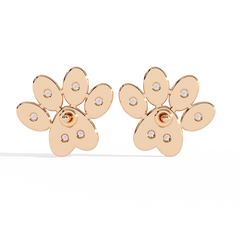 0.18 Carat Solitairekart Pawfect Spark Natural Diamond Earrings – HI Color, VS-SI Clarity