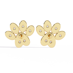 0.18 Carat Solitairekart Pawfect Spark Natural Diamond Earrings – HI Color, VS-SI Clarity