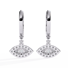 0.58 Carat Woke Lab-Grown Diamond Evil Eye Earrings