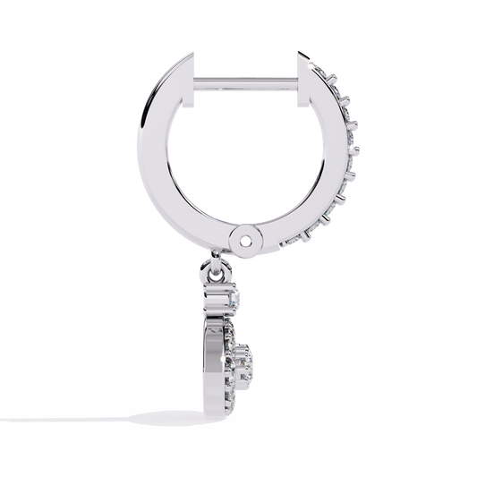 0.58 Carat Woke Lab-Grown Diamond Evil Eye Earrings