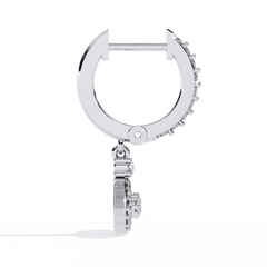 0.58 Carat Woke Lab-Grown Diamond Evil Eye Earrings