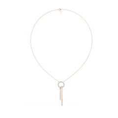 Anek | Elegant Diamond Pendant with Round, Princess & Baguette Cuts 0.38Carat