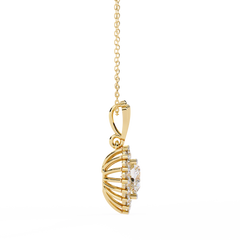 Anek | Timeless Heart pendant with round solitaire 0.93Carat