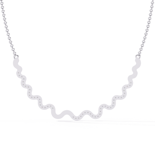 Minimalist Lab-Grown Diamond Necklace | Sleek & Sentimental Gift 0.45Carat