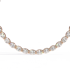 LGD | Oval-Cut Lab-Grown Diamond Necklace 6.2Carat