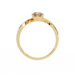 LGD Ring Round 3Stone (0.65ct)