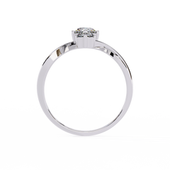 LGD Ring Round 3Stone (0.65ct)