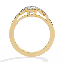 Classic Oval, Marquise & Round Diamond Ring 1.37ct