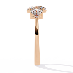 Classic Oval, Marquise & Round Diamond Ring 1.37ct