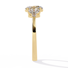 Classic Oval, Marquise & Round Diamond Ring 1.37ct