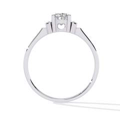 Classic 10-Prong Round Diamond Engagement Ring – 0.72ct