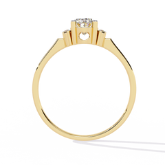 Classic 10-Prong Round Diamond Engagement Ring – 0.72ct