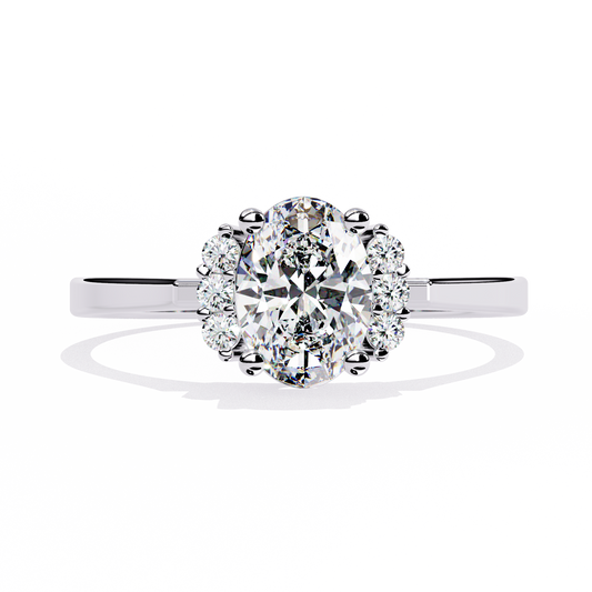 Classic 10-Prong Round Diamond Engagement Ring – 0.72ct