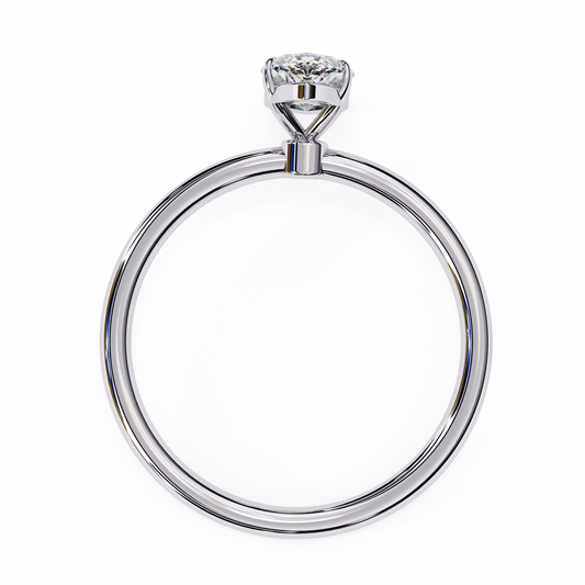 Ylvaris 0.82 Carat Marquise Lab-Grown Diamond Solitaire Ring